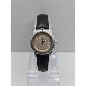 Columbia CL 7017 Watch Quartz New Battery 100M Stainless Steel Date Lume 24 Hour